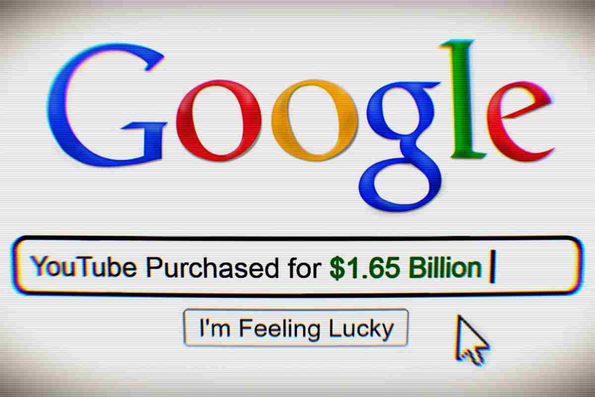 schermata di google e la ricerca sull'acquisto di youtube