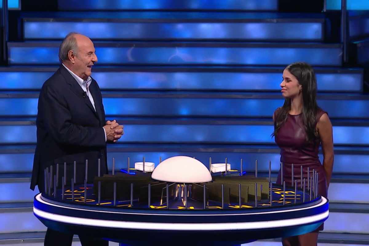 Gerry Scotti e Camilla Antolini