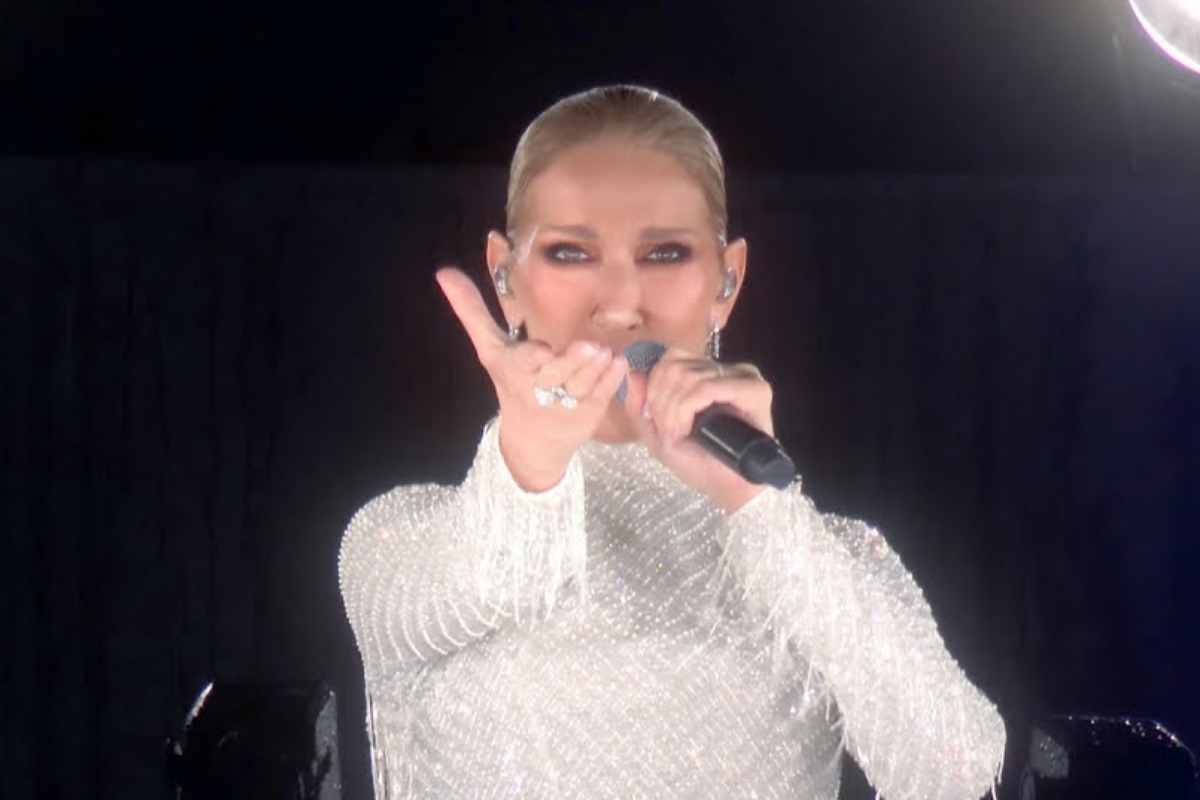 Celine Dion a Parigi nel 2024