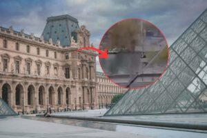 Louvre con screen furto