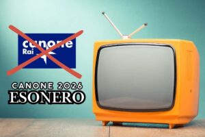 canone rai esonero 2026
