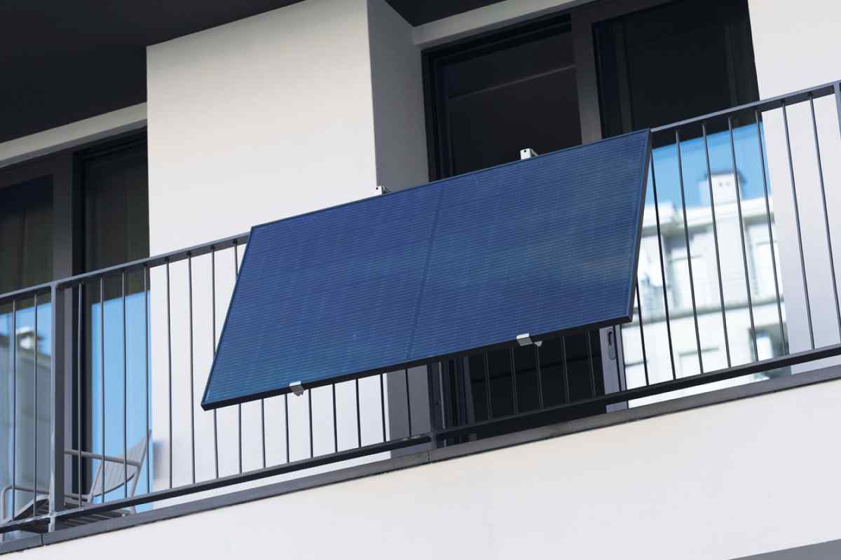Kit fotovoltaico da balcone
